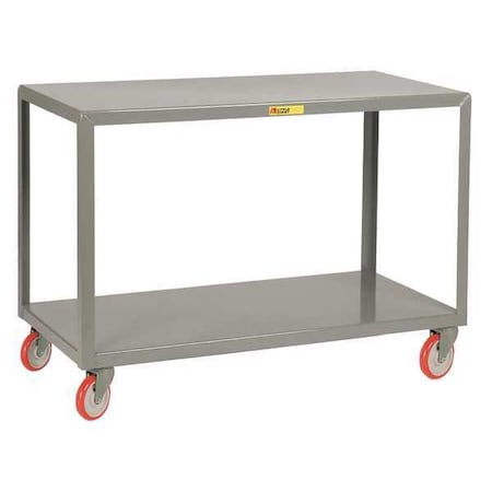Mobile Tables, 2-Shelf, 1000 lb., 24 x 36