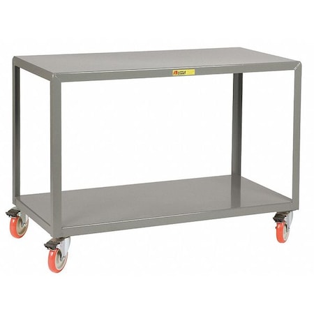 Mobile Table, 2 Shelves, 48