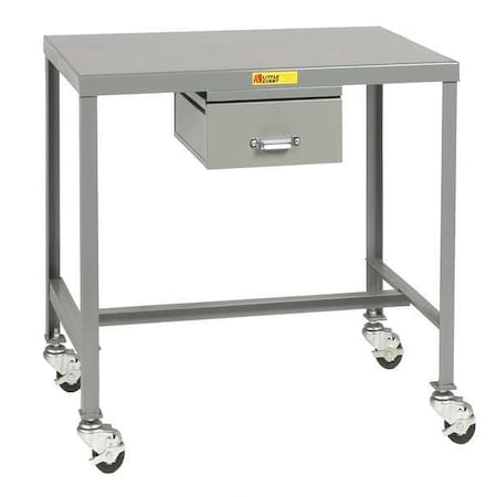 Mobile Work Table, 36 L x 24 W x 24 In. H MPN:MT1-2436-24ED3R