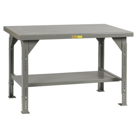 Bolted Heavy-Duty Work Bench, Steel, 36