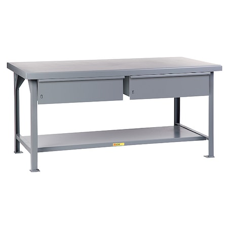 Heavy-Duty Work Bench, Steel, 72