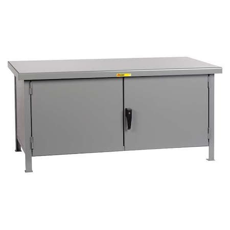 Cabinet Workbench, Steel, 48 in W, 34 in Height MPN:WWC-3048-HD
