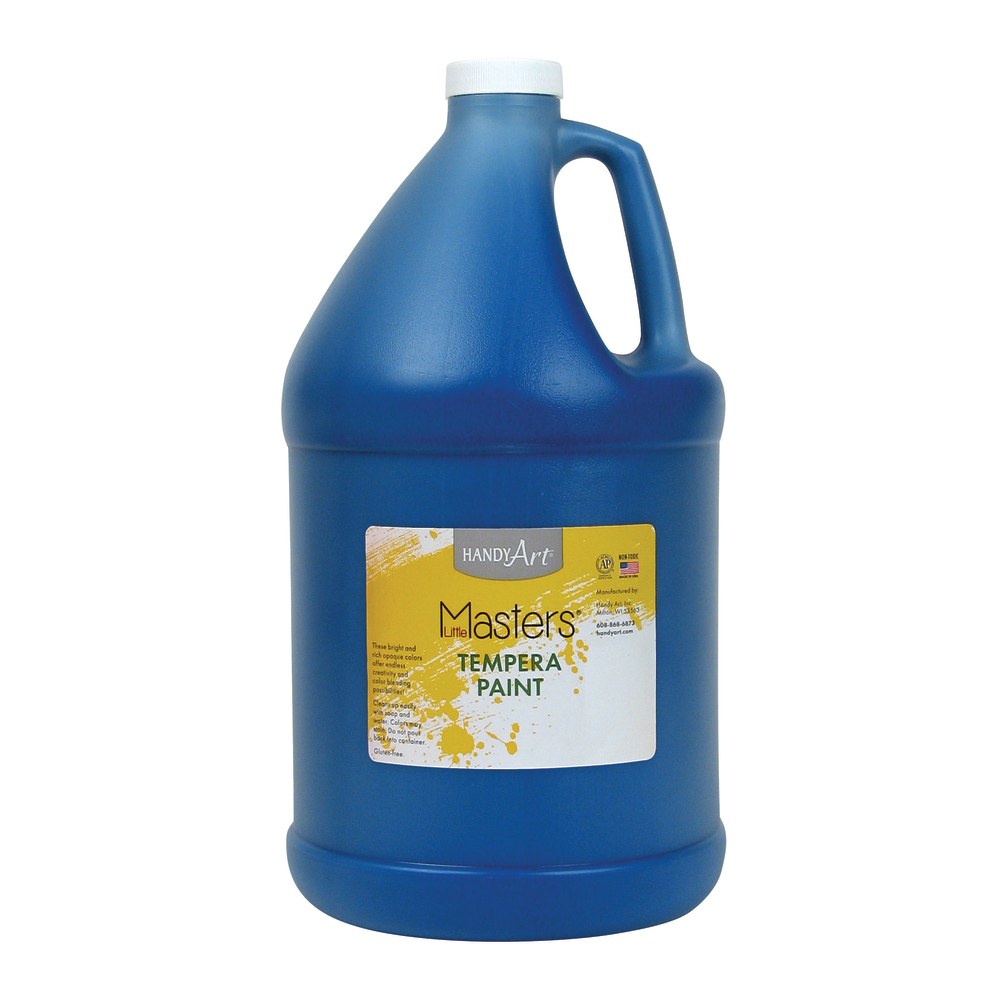 Little Masters Tempera Paint, 128 Oz, Blue, Pack Of 2 MPN:RPC204730-2