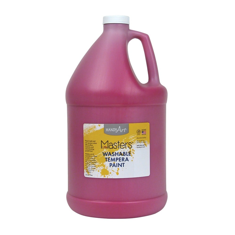 Little Masters Washable Tempera Paint, 128 Oz, Magenta, Pack Of 2 MPN:RPC214725-2
