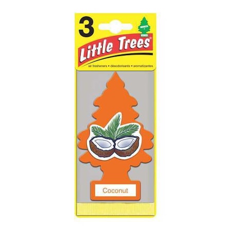 Air Freshener, Card with String, Yllw, PK3 MPN:U3S-32017