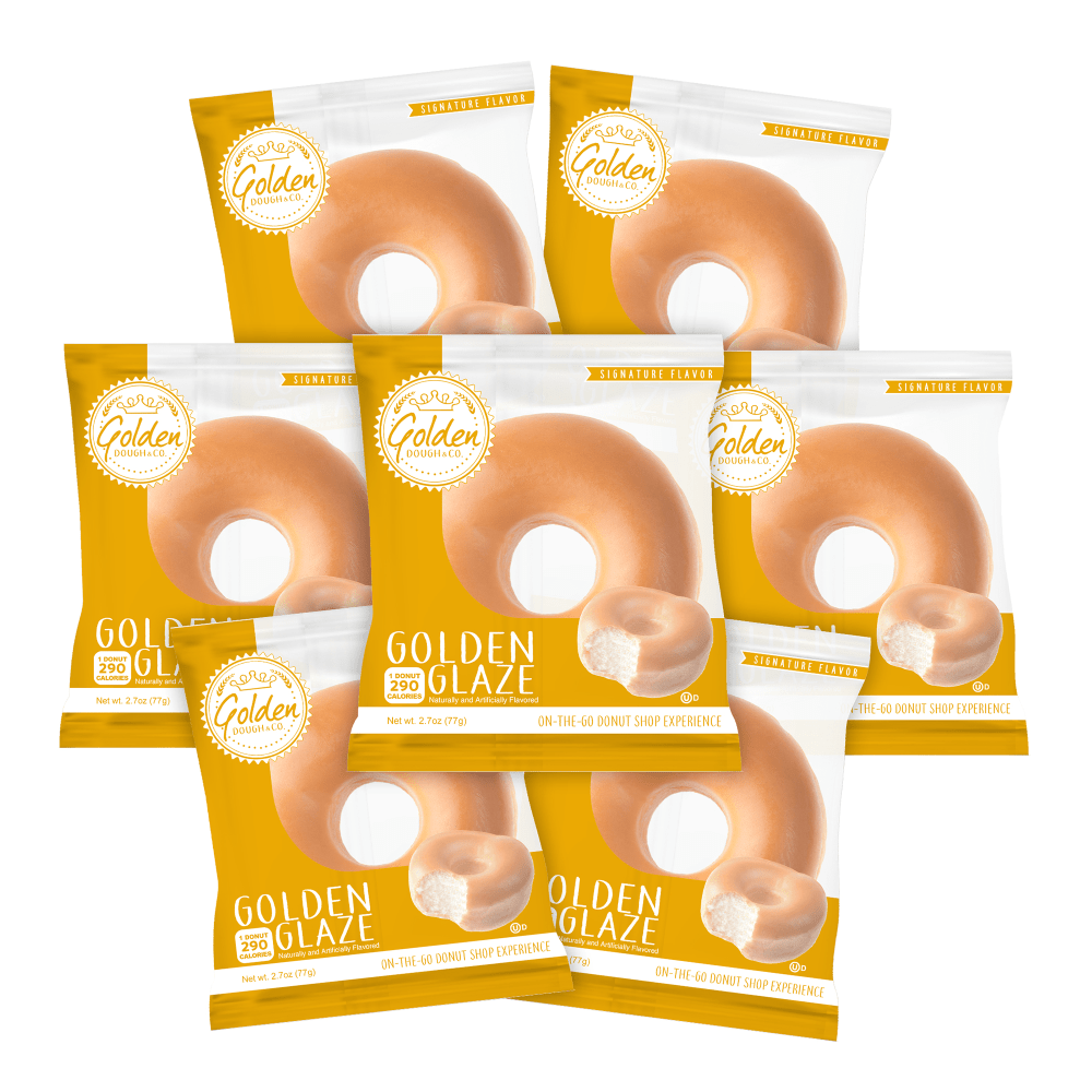 Golden Dough & Co. Glazed Donuts, 2.7 Oz, Pack Of 7 Donuts MPN:850018301572