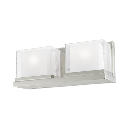 Duval 2 Light Polished Chrome Bath Vanity MPN:10122-05