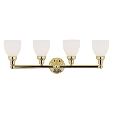Classic 4 Light Polished Brass Bath Vani MPN:1024-02