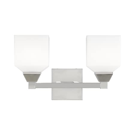 Aragon 2 Light Polished Chrome Bath Vanity MPN:10282-05