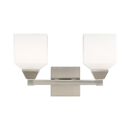 Aragon 2 Light Brushed Nickel Bath Vanity MPN:10282-91