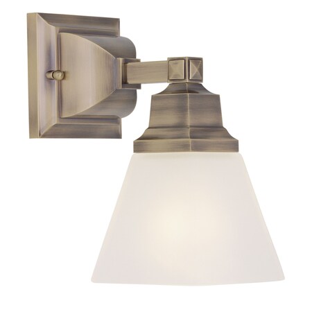 Mission 1 Light Antique Brass Wall Sconc MPN:1031-01