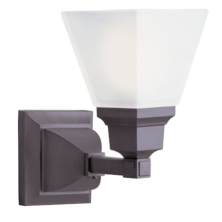 Mission 1 Light Bronze Wall Sconce MPN:1031-07