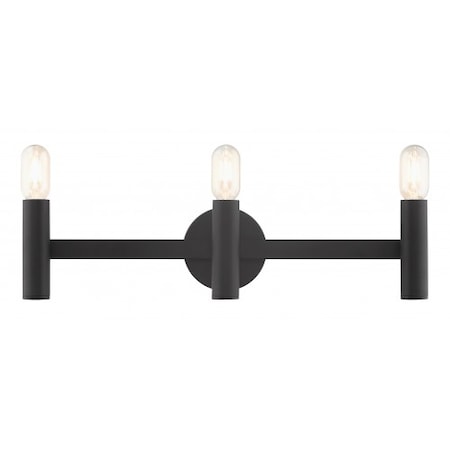 Black ADA Vanity Sconce, 3 Light MPN:10343-04