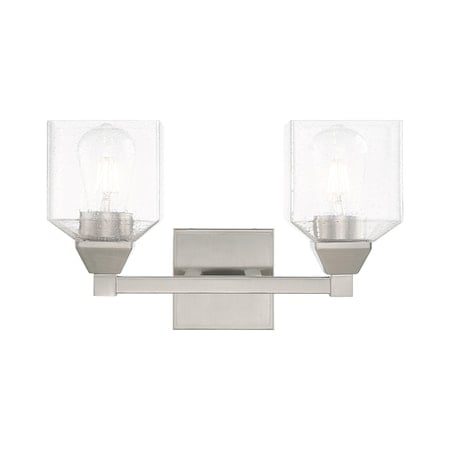 Aragon 2 Light Brushed Nickel Bath Vanity MPN:10382-91