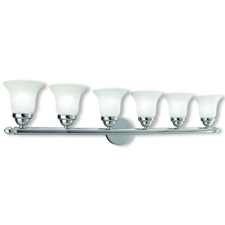 Neptune 6 Light Polished Chrome Bath Van MPN:1066-05
