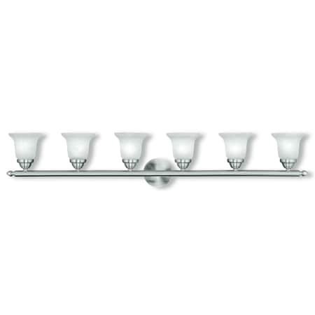 Neptune 6 Light Brushed Nickel Bath Vanity MPN:1066-91