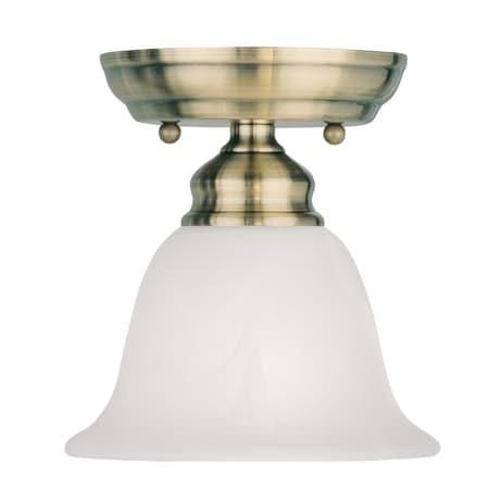 Essex 1 Light Antique Brass Ceiling Mount MPN:1350-01