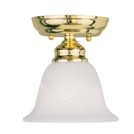 Essex 1 Light Polished Brass Ceiling Mou MPN:1350-02