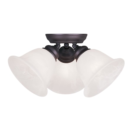Essex 3 Light Bronze Ceiling Mount MPN:1358-07