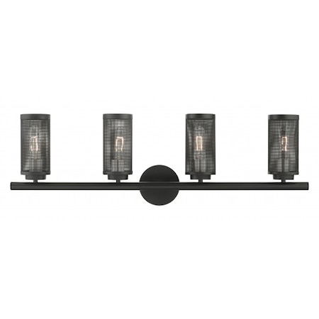 Black with Brushed Nickel Accents Vanity MPN:14124-04