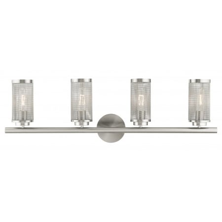 Brushed Nickel Vanity Sconce, 4 Light MPN:14124-91
