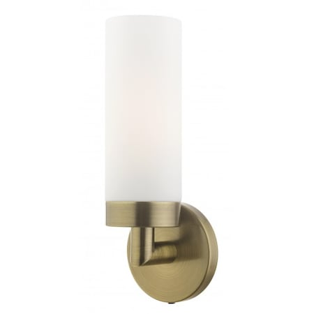 Antique Brass ADA Single Sconce, 1 Light MPN:15071-01