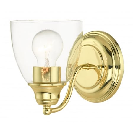 Polished Brass Vanity Sconce, 1 Light MPN:15131-02