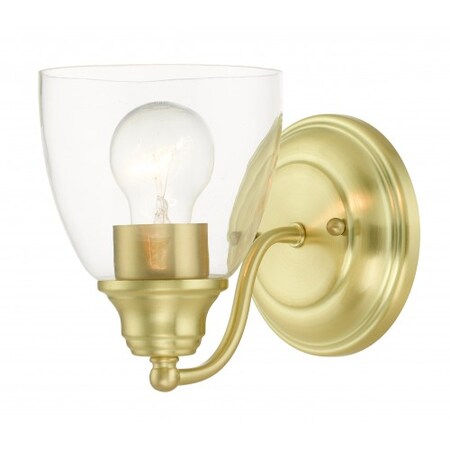SatinBrass Vanity Sconce, 1 Light MPN:15131-12