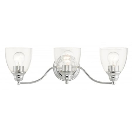 Polished Chrome Vanity Sconce, 3 Light MPN:15133-05