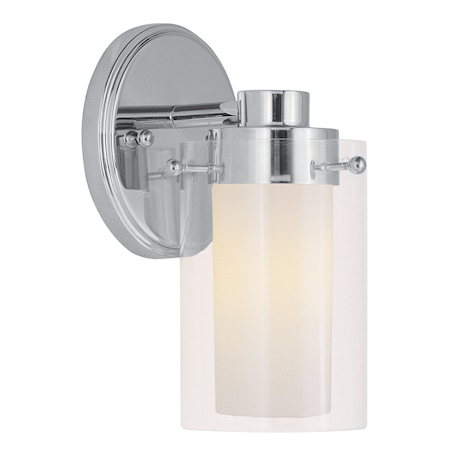 Manhattan 1 Light Polished Chrome Bath Vanity MPN:1541-05
