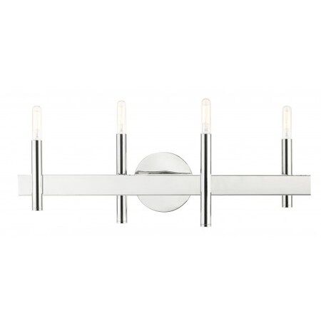 Polished Chrome Vanity Sconce, 4 Light MPN:15584-05
