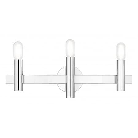 Polished Chrome Vanity Sconce, 3 Light MPN:15833-05