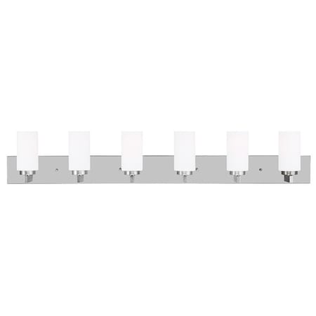 West Lake 6 Light Brushed Nickel Bath Vanity MPN:16376-91