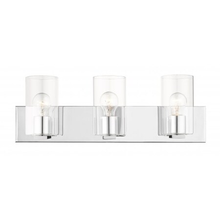 Polished Chrome Vanity Sconce, 3 Light MPN:16553-05