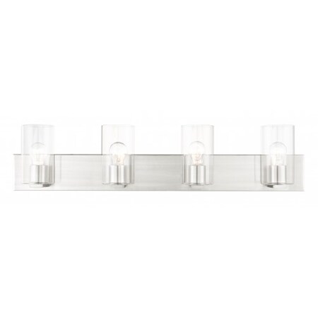 Brushed Nickel Vanity Sconce, 4 Light MPN:16554-91