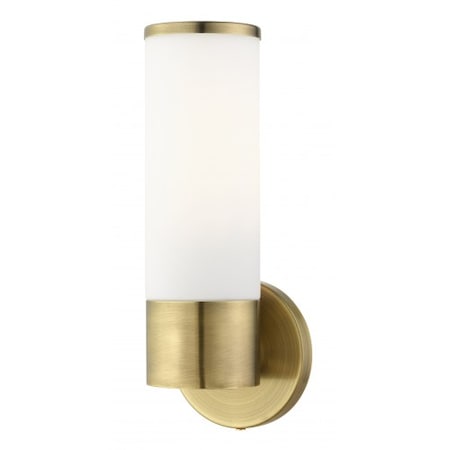 Antique Brass ADA Single Sconce, 1 Light MPN:16561-01