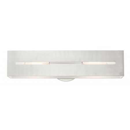 Brushed Nickel ADA Vanity Sconce, 2 Light MPN:16682-91