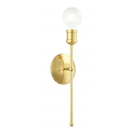 Polished Brass Sconce, 1 Light MPN:16711-02