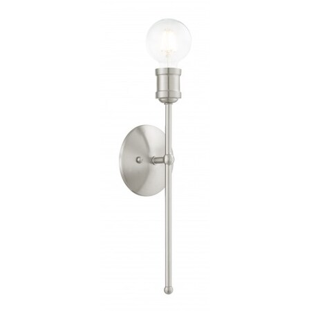 Brushed Nickel Sconce, 1 Light MPN:16711-91