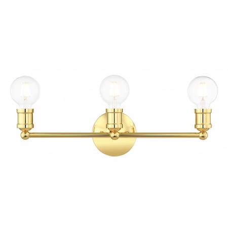 Polished BrassVanity Sconce, 3 Light MPN:16713-02