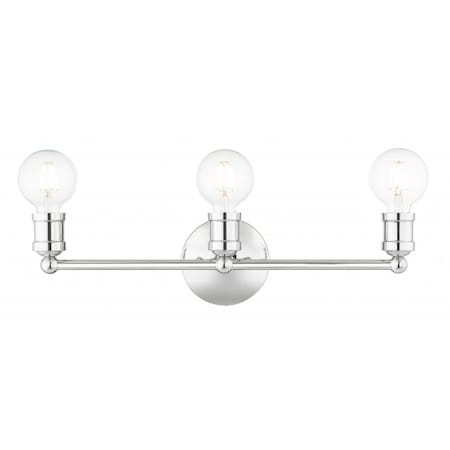 Polished Chrome Vanity Sconce, 3 Light MPN:16713-05