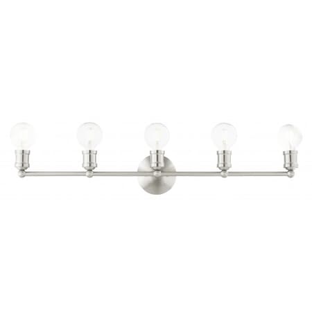 Brushed Nickel Vanity Sconce, 5 Light MPN:16715-91
