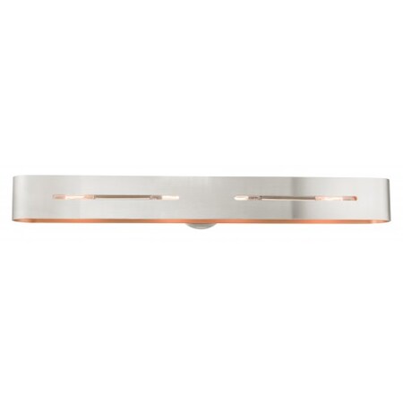 Brushed Nickel ADA Vanity Sconce, 4 Light MPN:16734-91