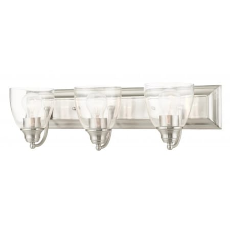 Brushed Nickel Vanity Sconce, 3 Light MPN:17073-91