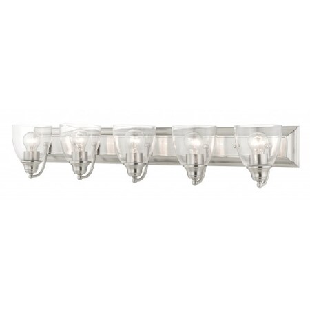 Brushed Nickel Vanity Sconce, 5 Light MPN:17075-91