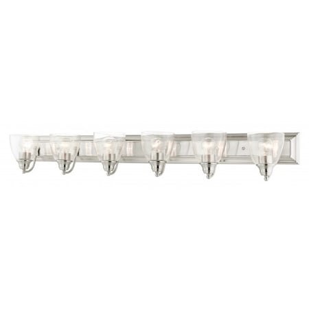Brushed Nickel Vanity Sconce, 6 Light MPN:17076-91