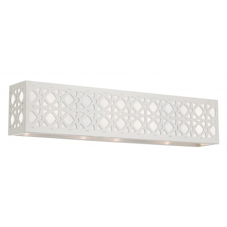 Brushed Nickel ADA Vanity Sconce, 4 Light MPN:17133-91