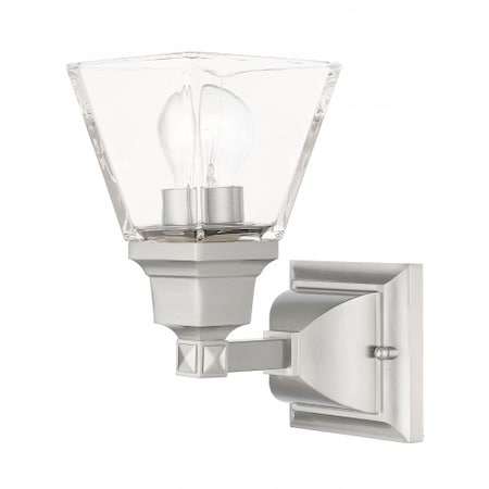 Brushed Nickel Sconce, 1 Light MPN:17171-91