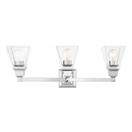 Polished Chrome Vanity Sconce, 3 Light MPN:17173-05