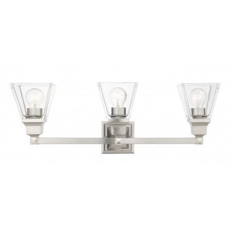 Brushed Nickel Vanity Sconce, 3 Light MPN:17173-91